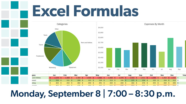 Excel Formulas, click for details